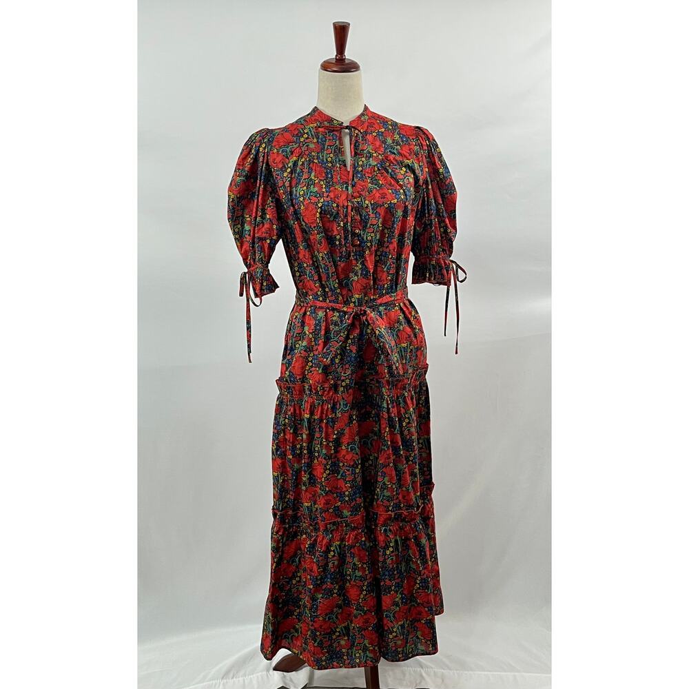 HUNTER BELL Sz S Small Holloway Dress Liberty London Floral - Picture 2 of 11
